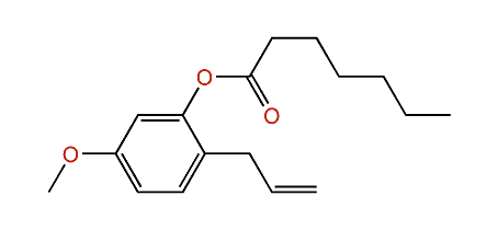 2-Allyl-5-methoxyphenyl heptanoate